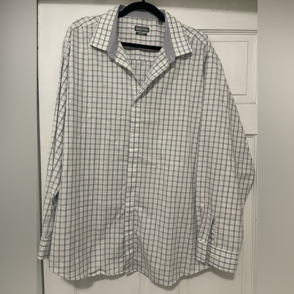 Kenneth Cole Reaction - Men’s Button-Down Dress Shirt - Long Sleeve - Picture 5 of 8